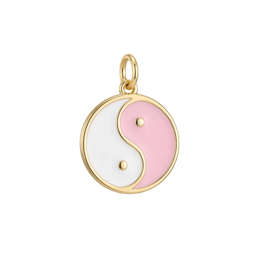 CHARM | Ying yang pink