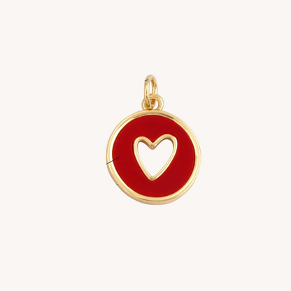 CHARM | Medalla Corazón Rojo