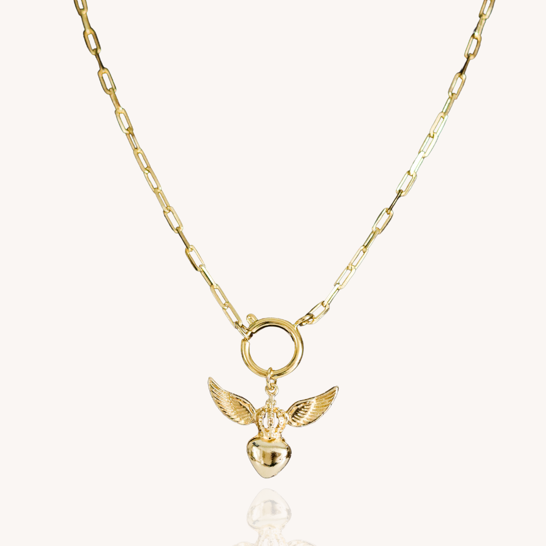 Collar Corazón Alas