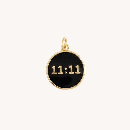 CHARM | Medalla 11:11 Negra