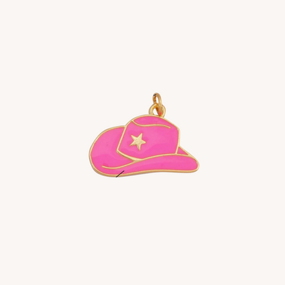 CHARM | Sombrero Cowboy Pink