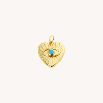 CHARM | Corazón Ojo Celeste