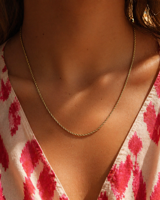 Collar Cadena | Cuerda Dorada