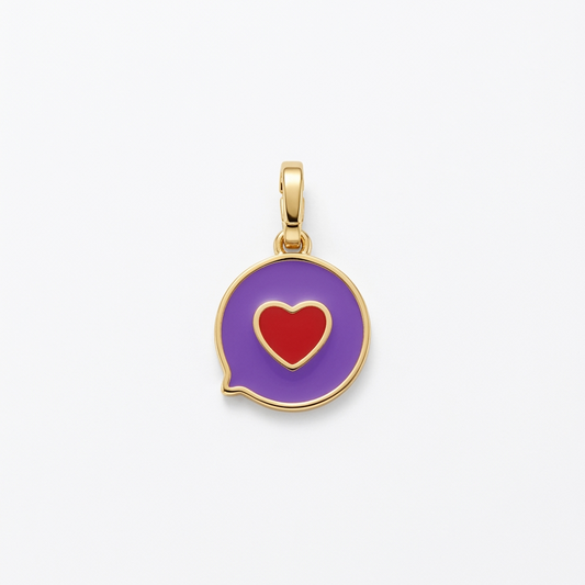 CHARM | Corazón morado