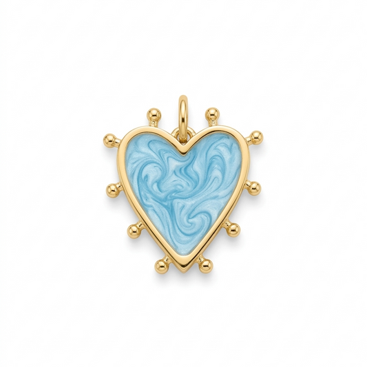 CHARM | Corazón celeste