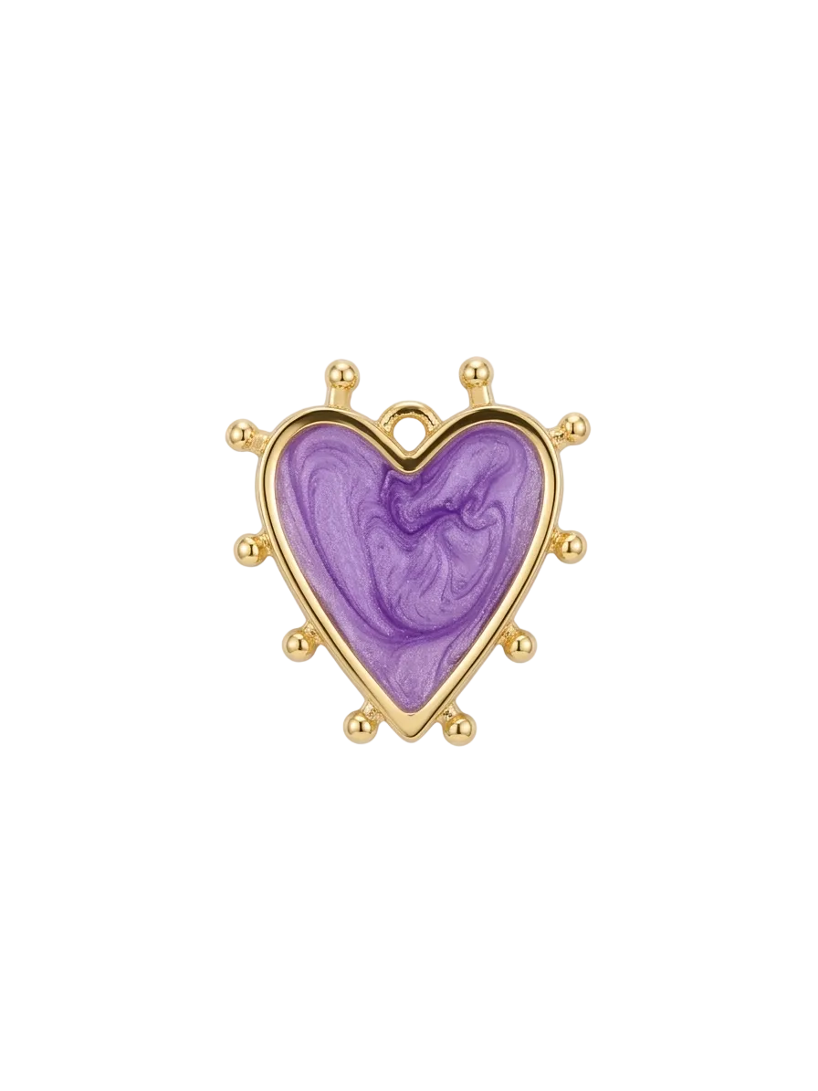 CHARM | Corazón morado