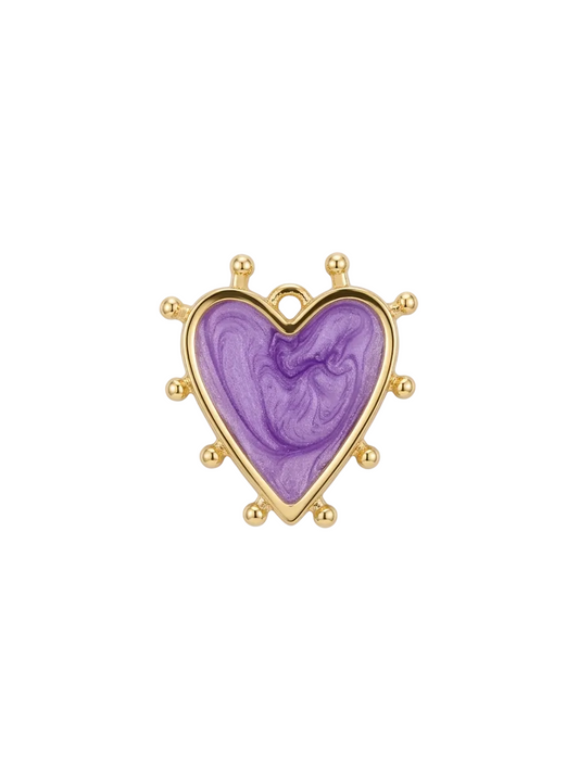 CHARM | Corazón morado